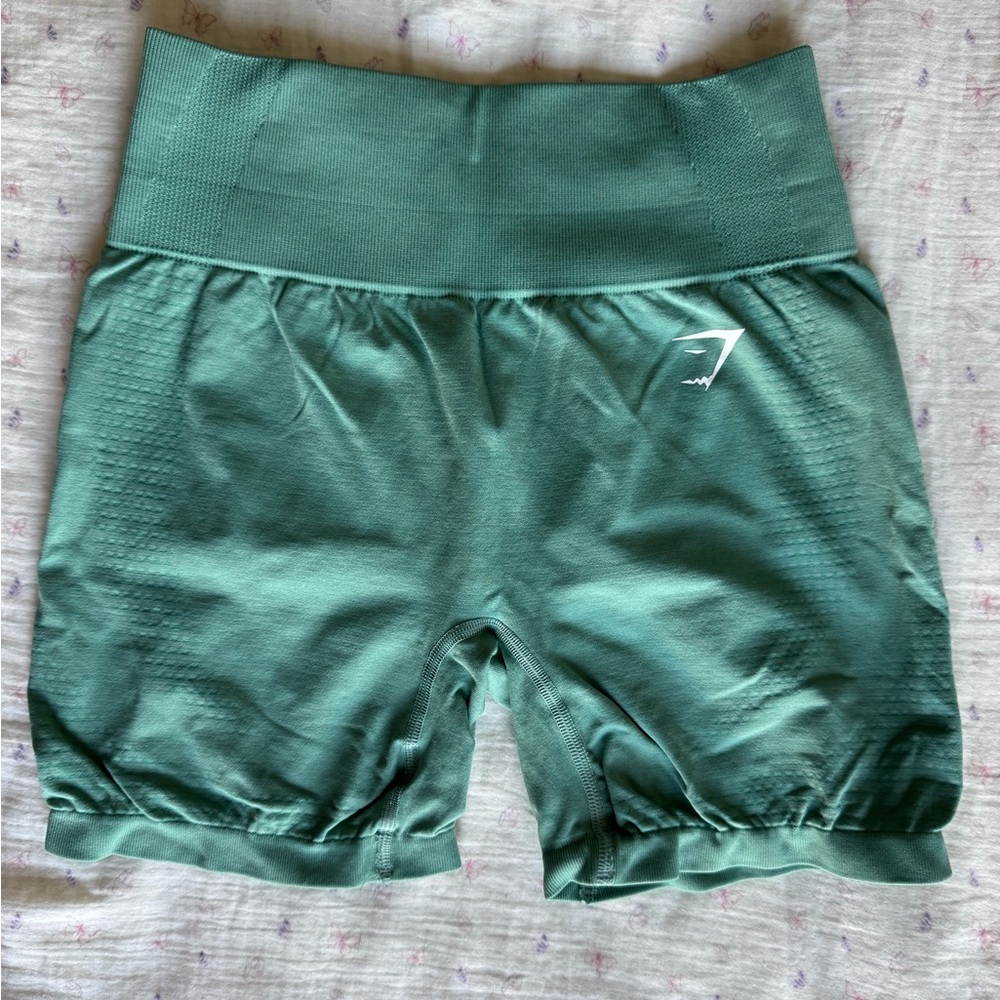 Gymshark green vital shorts medium 💚